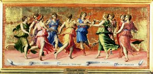 Apollons dans med muserne
